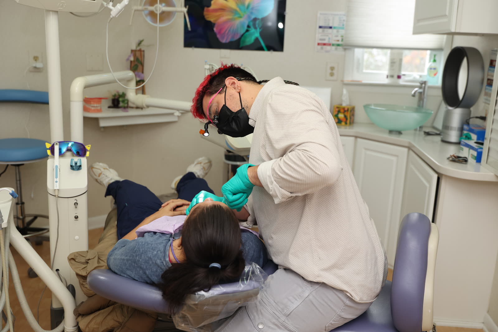 Happy patient smiling